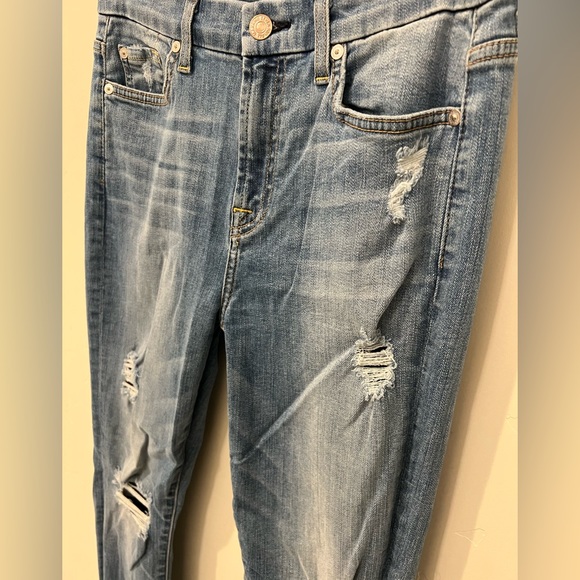 7 For All Mankind Ankle Skinny Jean in Heritage Valley 2 sz 28 - Picture 2 of 5